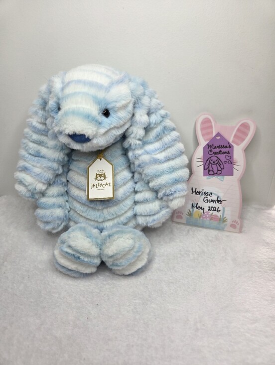 Jellycat Other - NWT Customized Jellycat Nimbus Luxe Bunny "Admiral"